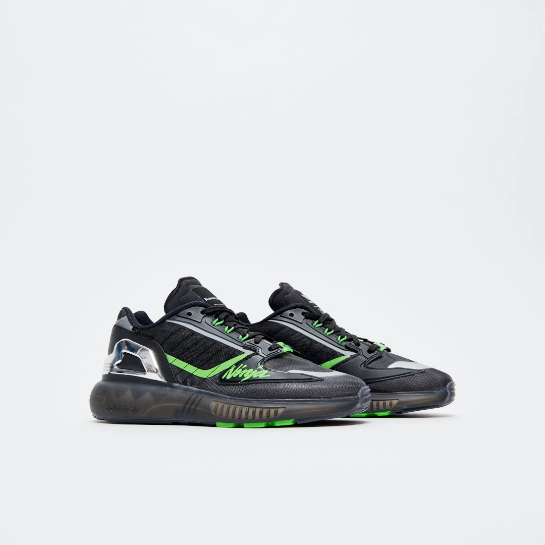 Adidas Originals X Kawasaki ZX 5K Boost Ninja - Black 2 Adidas Originals X Kawasaki ZX 5K Boost Ninja - Black – Image 2