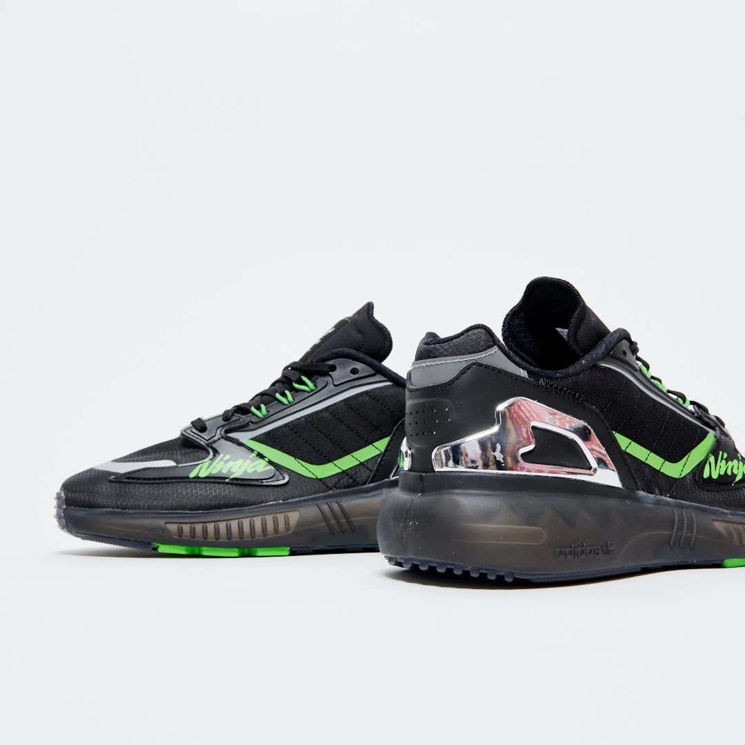 Adidas Originals X Kawasaki ZX 5K Boost Ninja - Black 5 Adidas Originals X Kawasaki ZX 5K Boost Ninja - Black – Image 5