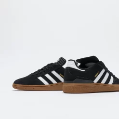 Adidas Skate - Busenitz Pro (Core Black/Footwear White/Gold Metallic) -Boutique de chaussures de sport de plein air ADIDAS Skate Busenitz Pro Core Black Footwear White Gold Metallic 5