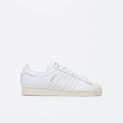 Adidas Skate - Superstar ADV (Cloud White/Gold Metallic)