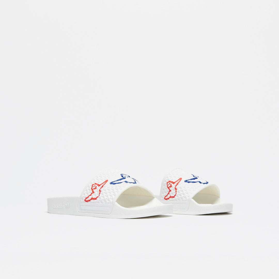 Adidas - Shmoofoil Slide (White/Multi) 2 Adidas - Shmoofoil Slide (White/Multi) – Image 2