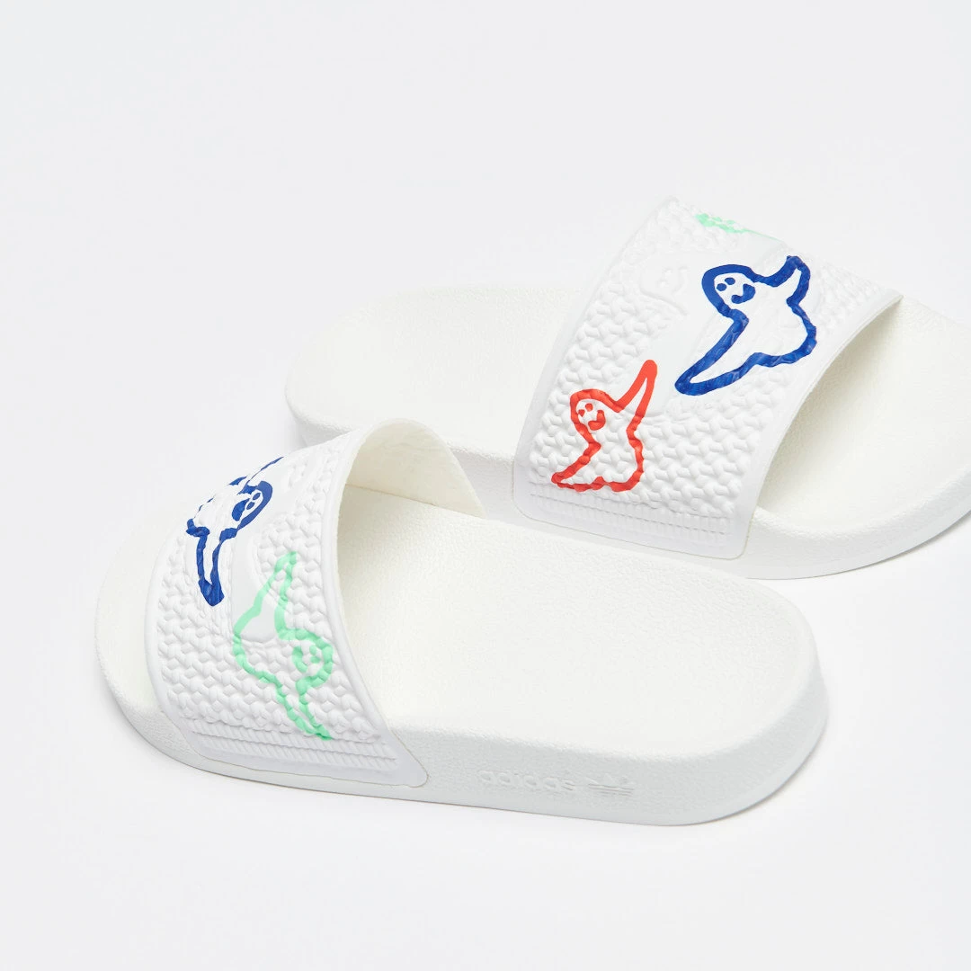 Adidas - Shmoofoil Slide (White/Multi) 4 Adidas - Shmoofoil Slide (White/Multi) – Image 4