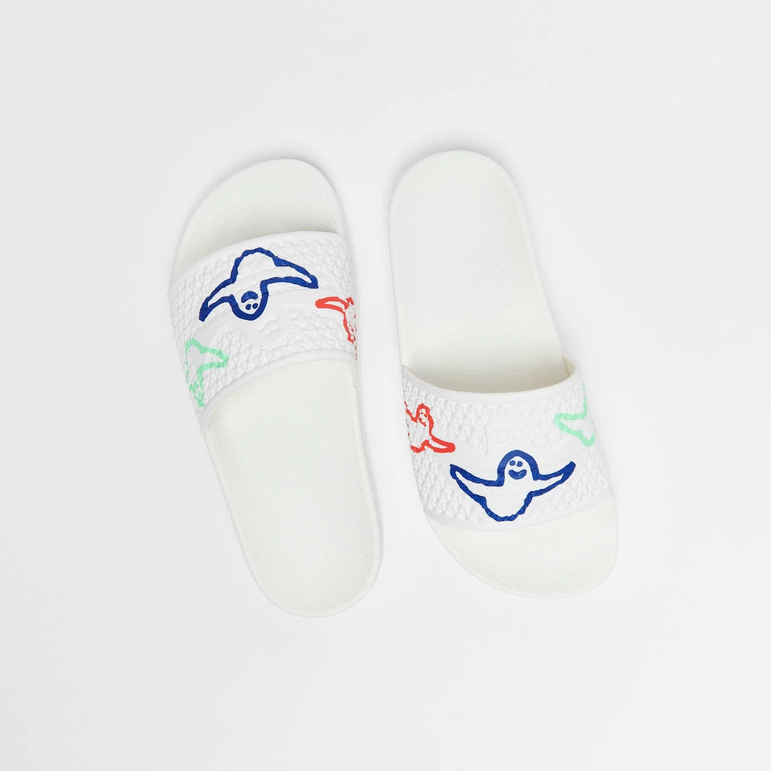 Adidas - Shmoofoil Slide (White/Multi) 5 Adidas - Shmoofoil Slide (White/Multi) – Image 5