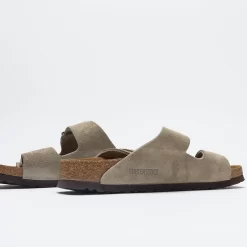 Birkenstock - Arizona SFB Suede (Taupe) -Boutique de chaussures de sport de plein air Birkenstock Arizona SFB Suede Taupe 4