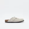 Birkenstock - Boston Corduroy (Antique White)