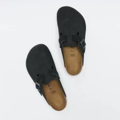 Birkenstock - Boston Corduroy(Black) -Boutique de chaussures de sport de plein air Birkenstock Boston Corduroy Black 6