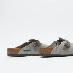 Birkenstock - Boston FE/LE (Light Grey) -Boutique de chaussures de sport de plein air Birkenstock Boston FE LE Light Grey 5