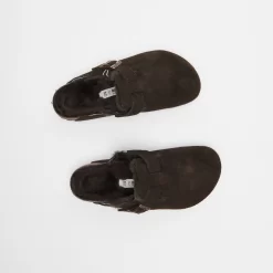 Birkenstock - Boston Shearling VL (Mocca) -Boutique de chaussures de sport de plein air Birkenstock Boston Shearling Suede Leather Mocha 6