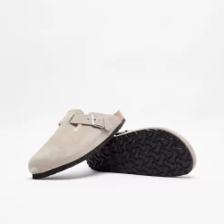 Birkenstock Boston Shearling Suede Stone Coin -Boutique de chaussures de sport de plein air Birkenstock Boston Shearling Suede Stone Coin 1017651 4