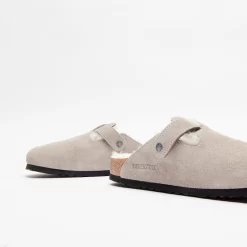 Birkenstock Boston Shearling Suede Stone Coin -Boutique de chaussures de sport de plein air Birkenstock Boston Shearling Suede Stone Coin 1017651 5