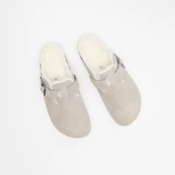 Birkenstock Boston Shearling Suede Stone Coin -Boutique de chaussures de sport de plein air Birkenstock Boston Shearling Suede Stone Coin 1017651 6