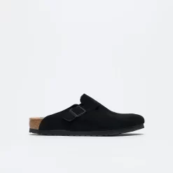 Birkenstock - Boston Suede SFB VL (Black)