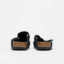 Birkenstock - Boston Suede SFB VL (Black) -Boutique de chaussures de sport de plein air Birkenstock Boston VL Black 4