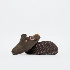 Birkenstock - Boston VL SFB Suede (Mocha) -Boutique de chaussures de sport de plein air Birkenstock Boston VL SFB Suede Mocha 3
