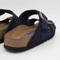 Birkenstock Sandales Arizona SFB Suede Leather Navy Women -Boutique de chaussures de sport de plein air Birkenstock Sandales Arizona SFB Suede Leather Navy women 05