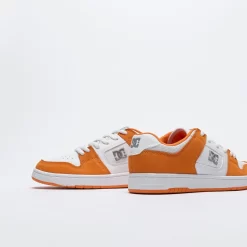 Chaussures De Skate - DC Shoes - Manteca 4s (Orange/White) -Boutique de chaussures de sport de plein air Chaussures de skate DCShoes Manteca 4s Orange White 5