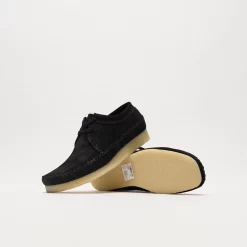 Clarks Originals - Weaver (Black Suede) -Boutique de chaussures de sport de plein air Clarks Originals Weaver Black Suede 3