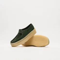 Clarks Originals - Wallabee Cup Wallabee (Dark Green) -Boutique de chaussures de sport de plein air Clarks Originals Women Wallabee Cup Dark Green 3