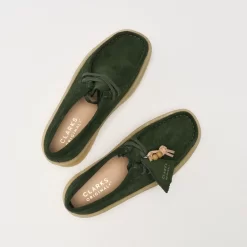 Clarks Originals - Wallabee Cup Wallabee (Dark Green) -Boutique de chaussures de sport de plein air Clarks Originals Women Wallabee Cup Dark Green 7