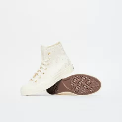 Converse - Chuck 70 Hi (Egret/Light Gold/Black) -Boutique de chaussures de sport de plein air Converse Chuck 70 Hi Egret Light Gold Black A02207C 2