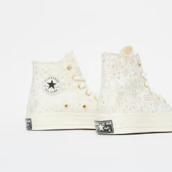 Converse - Chuck 70 Hi (Egret/Light Gold/Black) -Boutique de chaussures de sport de plein air Converse Chuck 70 Hi Egret Light Gold Black A02207C 5