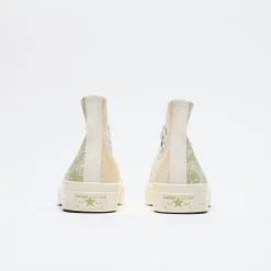 Converse - Chuck 70 Hi (Egret/Vitality Green) -Boutique de chaussures de sport de plein air Converse Chuck 70 Hi Egret Vitality Green 4