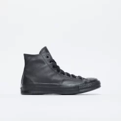 Converse - Chuck 70 Hi Premium Leather (Black/Black/Black)