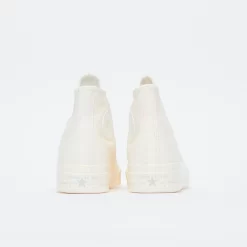 Converse - Chuck 70 Hi Premium Leather (egret / Egret / Egret) -Boutique de chaussures de sport de plein air Converse Chuck 70 Hi Premium Leather Egret Egret Egret 4