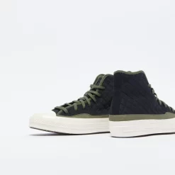 Converse - Chuck 70 Quilted Pack (Converse Black/Olive) -Boutique de chaussures de sport de plein air Converse Chuck 70 Quilted pack Converse Black Olive 5