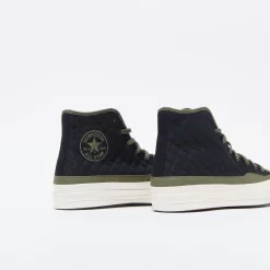 Converse - Chuck 70 Quilted Pack (Converse Black/Olive) -Boutique de chaussures de sport de plein air Converse Chuck 70 Quilted pack Converse Black Olive 6