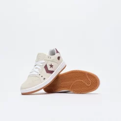Converse Cons - AS-1 Pro Ox (Egret/Burgundy/Gum) -Boutique de chaussures de sport de plein air Converse Cons AS 1 Pro Ox Egret Burgundy Gum 3