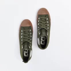 Converse Cons - Ctas Pro Mid (Cargo Khaki/Egret/Dark Gum) -Boutique de chaussures de sport de plein air Converse Cons CTAS Pro Mid Cargo Khaki Egret Dark Gum 7