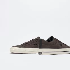 Converse Cons - One Star Ox Nubuck Leather (Coffee Nut/Egret) -Boutique de chaussures de sport de plein air Converse Cons One Star OX Nubuck Leather Coffee Nut Egret 5