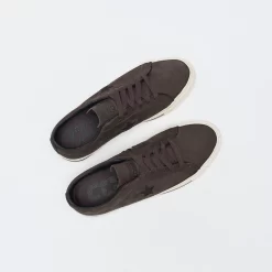 Converse Cons - One Star Ox Nubuck Leather (Coffee Nut/Egret) -Boutique de chaussures de sport de plein air Converse Cons One Star OX Nubuck Leather Coffee Nut Egret 7