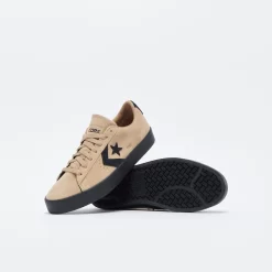 Converse Cons - Pro Leather Pro Ox (Nomad Khaki/Black) -Boutique de chaussures de sport de plein air Converse Cons Pro Leather Pro OX Nomad Khaki Black 3