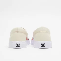 DC Shoes Basquiat X Manual Slip On - White / Graffiti Print -Boutique de chaussures de sport de plein air DC Shoes Basquiat x Manual Slip On White Graffiti Print 4