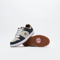 DC Shoes - Manteca S (Navy / Khaki) -Boutique de chaussures de sport de plein air DC Shoes Manteca S Navy Khaki 3