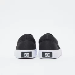 DC Shoes Manual Slip RT S (Black/Black/White) -Boutique de chaussures de sport de plein air DC Shoes Manual Slip RT S Black Black White 4