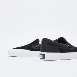 DC Shoes Manual Slip RT S (Black/Black/White) -Boutique de chaussures de sport de plein air DC Shoes Manual Slip RT S Black Black White 5