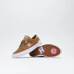 DC Shoes - Teknic S (Brown/Yellow) -Boutique de chaussures de sport de plein air DC Shoes Teknic S Brown Yellow 3