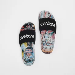 DC Shoes X Basquiat Slide - Black/Multi -Boutique de chaussures de sport de plein air DC Shoes x Basquiat Slide Black Multi 5