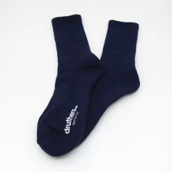Druthers Organic Cotton Everyday Crew Sock - Navy -Boutique de chaussures de sport de plein air Druthers Organic Cotton Everyday Crew Sock Navy 02