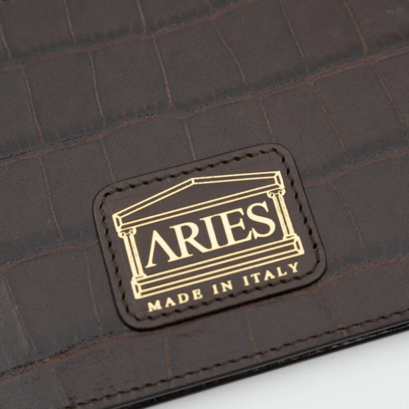 Aries Bobby Bag Crocodile Brown 2 Aries Bobby Bag Crocodile Brown – Image 2