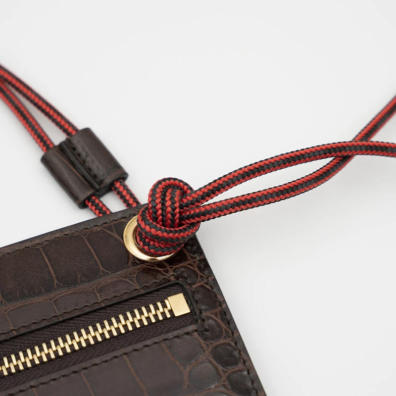 Aries Bobby Bag Crocodile Brown 4 Aries Bobby Bag Crocodile Brown – Image 4