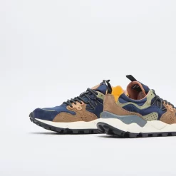 Flower Mountain - Yamano 3 Man Suede/Nylon (Navy/Green) -Boutique de chaussures de sport de plein air Flower Mountain Yamano 3 Man Suede Nylon Navy Green 5