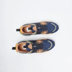 Flower Mountain - Yamano 3 Man Suede/Nylon (Navy/Green) -Boutique de chaussures de sport de plein air Flower Mountain Yamano 3 Man Suede Nylon Navy Green 7