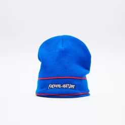 Fucking Awesome Little Stamp Stripe Beanie Blue / Red