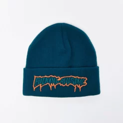 Fucking Awesome - Running Logo Cuff Beanie (Teal)