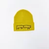 Fucking Awesome - Running Logo Cuff Beanie (Mustard)