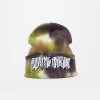 Fucking Awesome Stretch Tie-Dye Cuff Beanie - Green